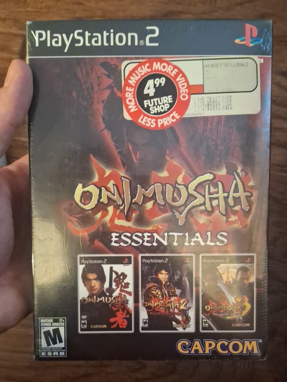Factory Sealed PlayStation 2 Onimusha Essentials - Capcom (Black)